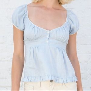 Brandy Melville Blair Linen Top
